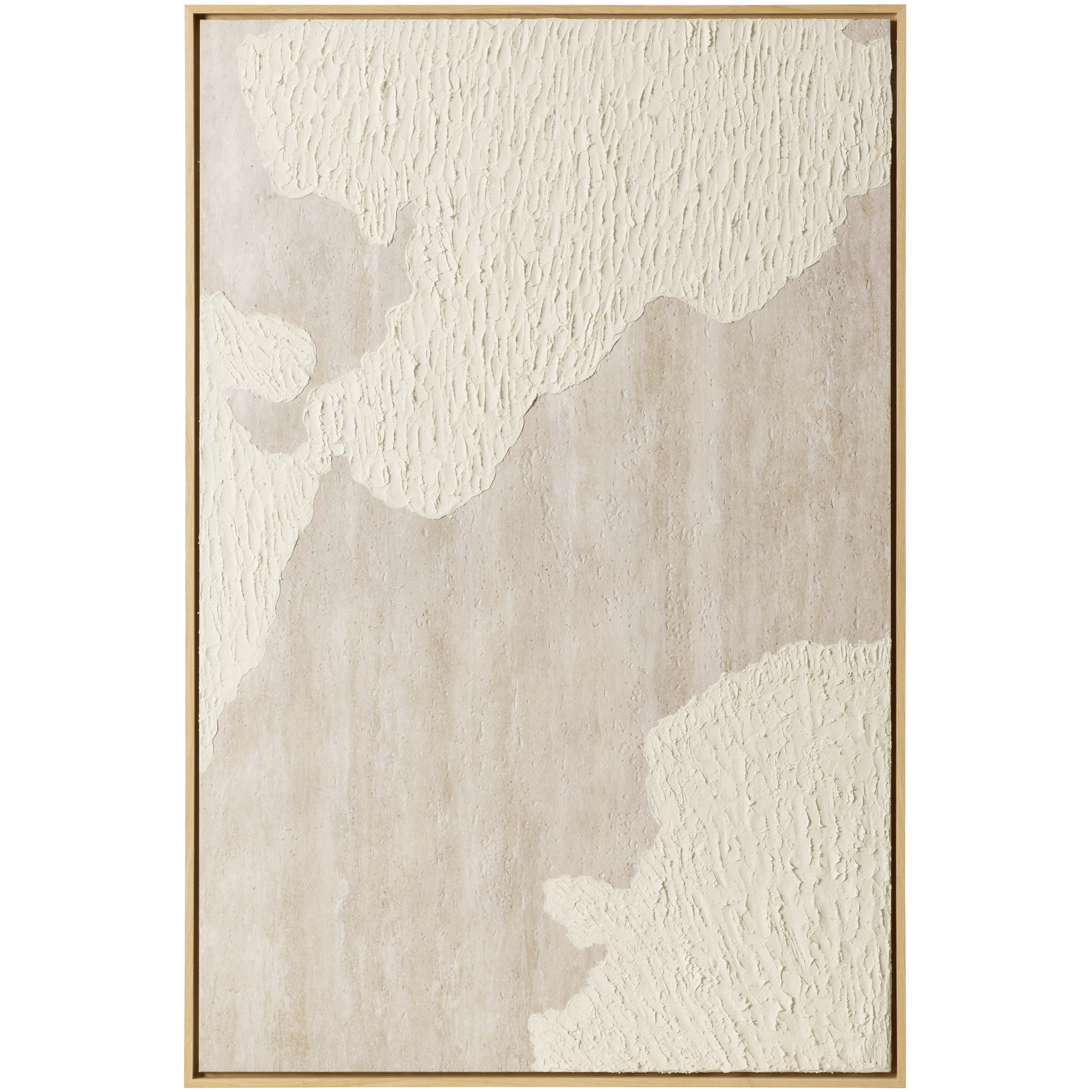 World Views Natural Floater Frame Luxe Art